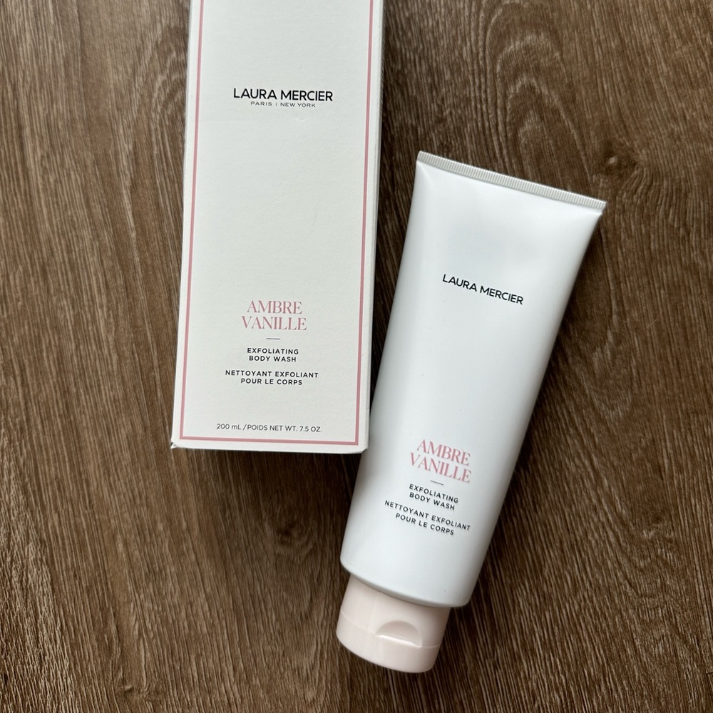 Laura Mercier Ambre Vanille Exfoliating Body Wash | NEW IN BOX